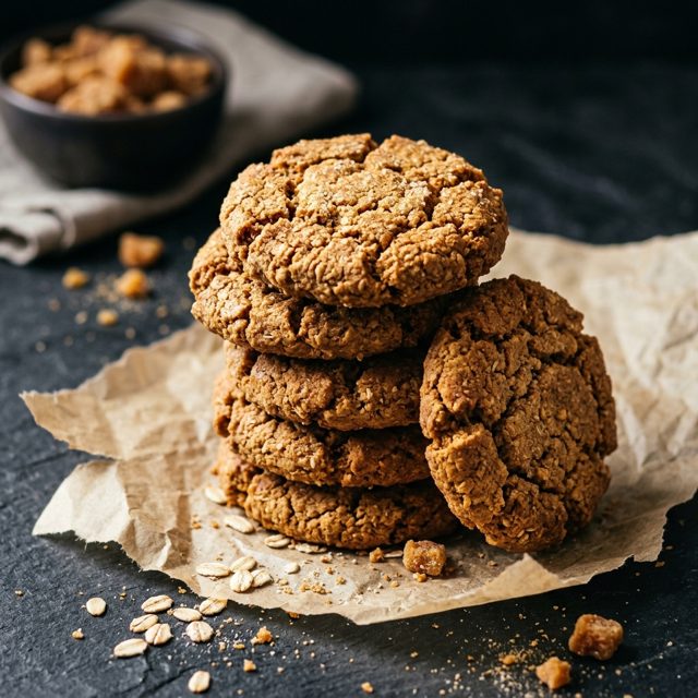 Atta Jaggery Cookies (8)