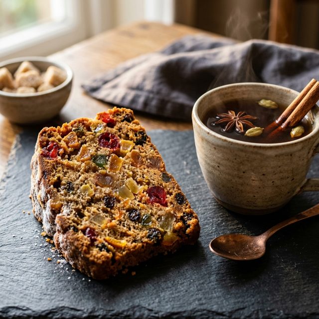 Fruit Cake Slice
