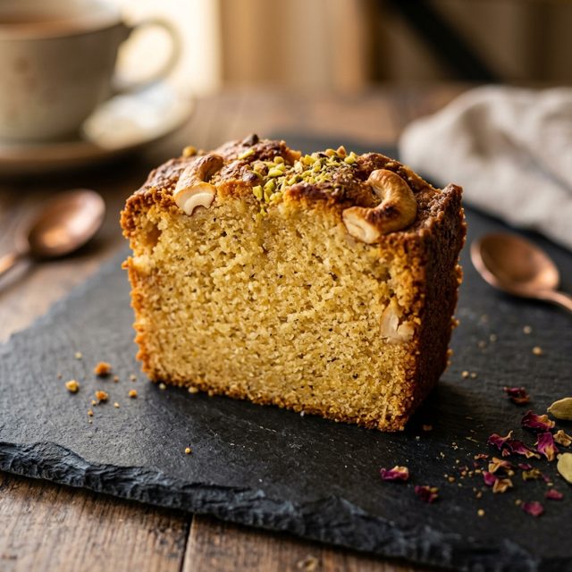 Mawa Cake Slice