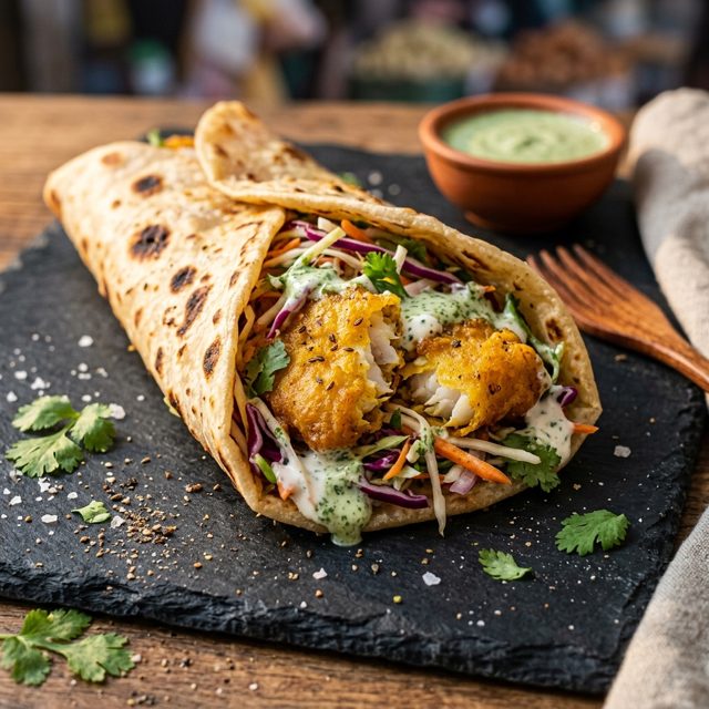 Amritsari Fish Wrap