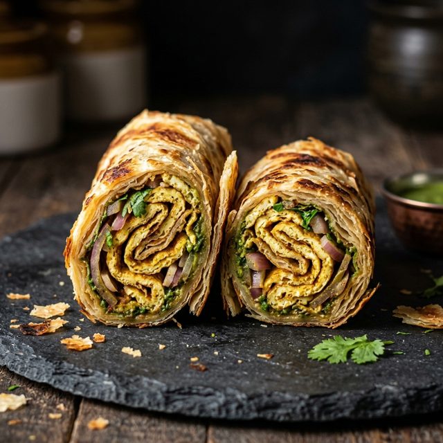 Egg Kathi Roll