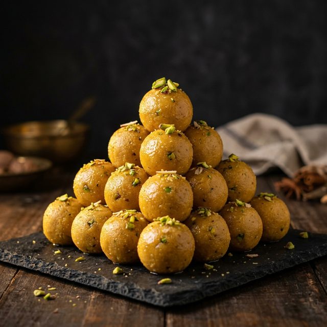Besan Ladoo (4)